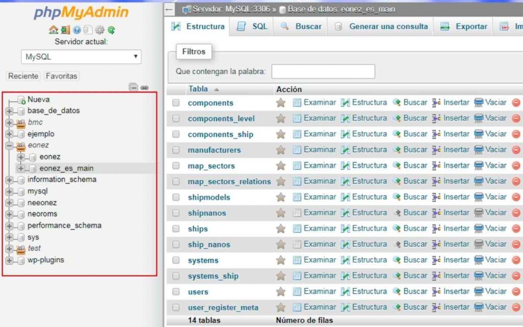 Na imagem vê-se a interface do mysql, para exemplificar o que é uma tabela em banco de dados